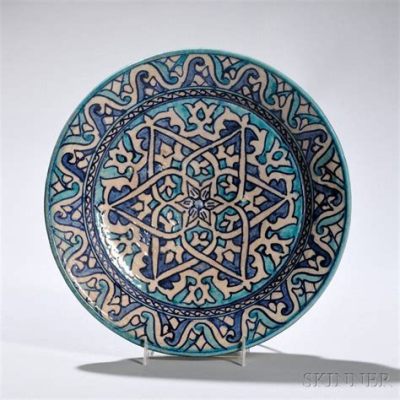   Kutahya Tile Panel: A Symphony of Turquoise and Cobalt Blue in Miniature!