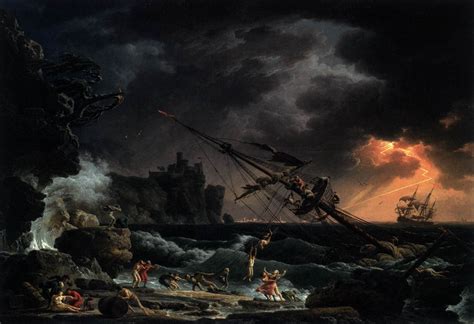  The Shipwreck - A Dramatic Tableau of Humanity's Struggle Against Nature